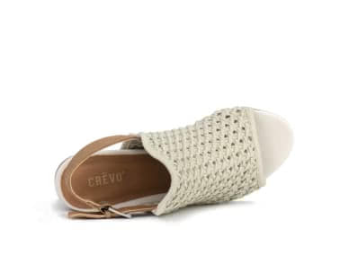 womens leather woven zowie ankle buckle heel,,,,,,,